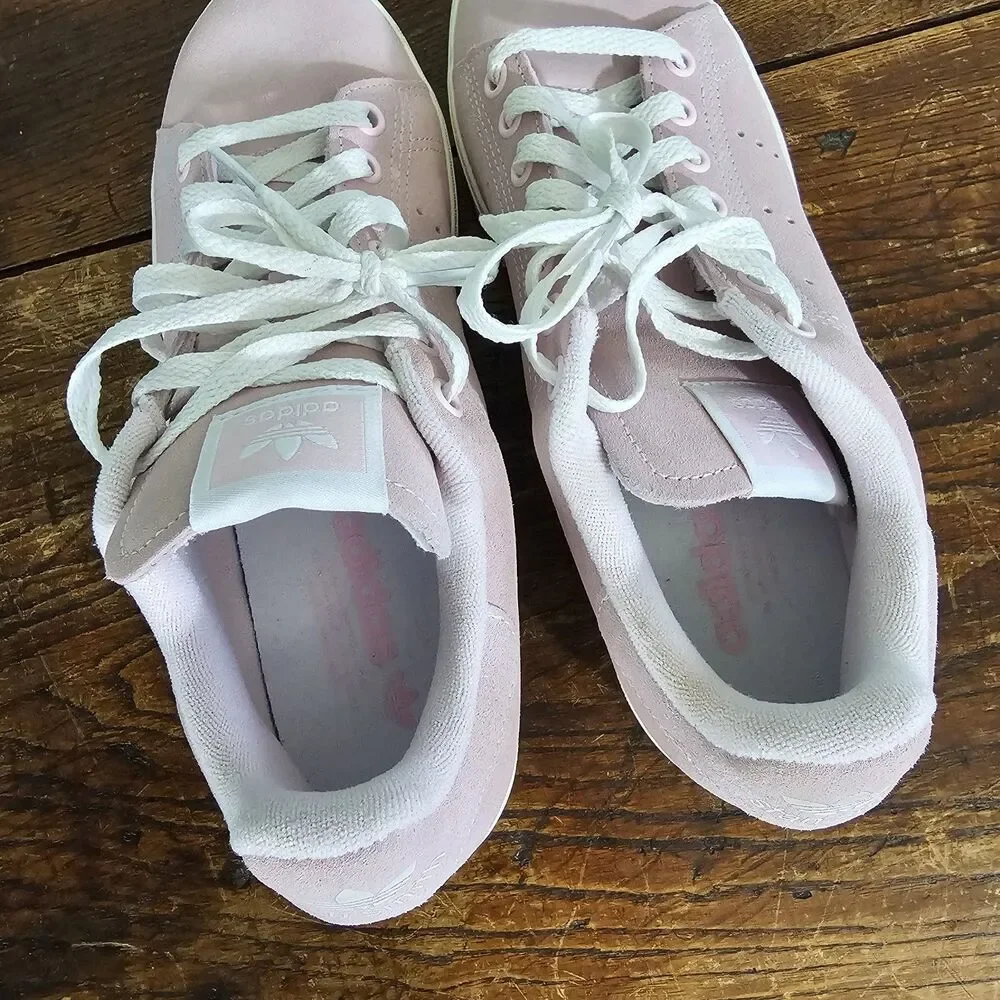 adidas Stan Smith CS Clear Pink‎ Suede Womens Size 9